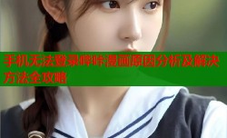 手机无法登录哔咔漫画原因分析及解决方法全攻略