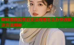 哔咔漫画扣费后无法观看怎么办快速解决方法揭秘