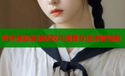 哔咔漫画资源获取与观看方法详解指南