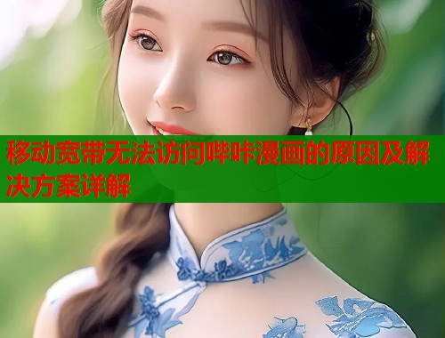 移动宽带无法访问哔咔漫画的原因及解决方案详解  第1张